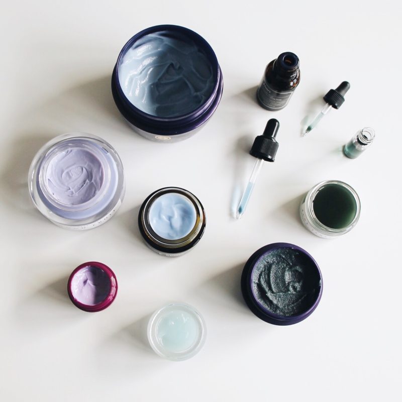 Blue & Purple Hued Skincare
