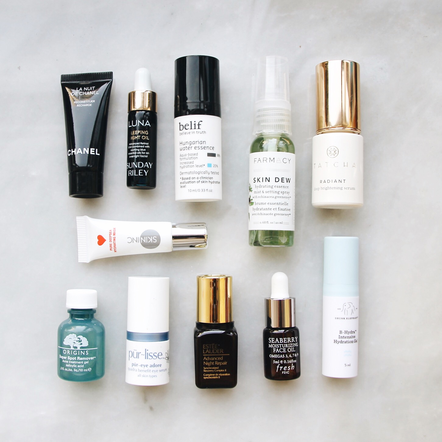 Favorite Travel-Sized Skincare Products