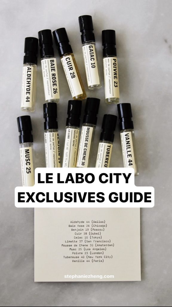 Le Labo City Exclusives Guide