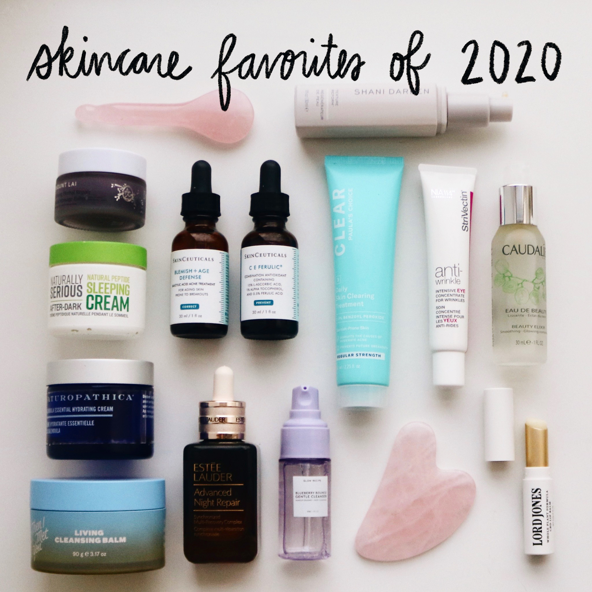 Favorite Skincare Products of 2020